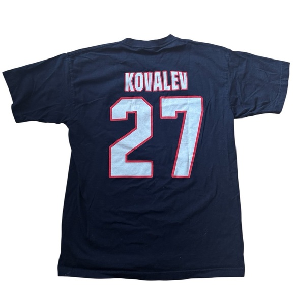 Y2K Montreal Canadiens Alex Kovalev #27 Navy Blue T-Shirt Size: M - Picture 1 of 7